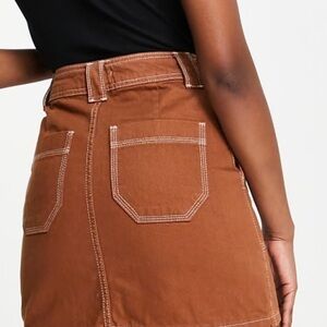 Forever 21 Tan Jean  Skirt